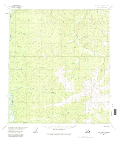 United States Geological Survey Tanacross D-2, AK (1956, 63360-Scale) digital map