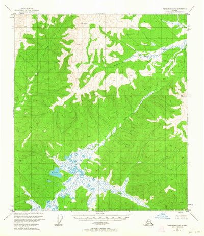 United States Geological Survey Tanacross D-6, AK (1955, 63360-Scale) digital map