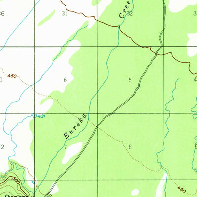 United States Geological Survey Tanana A-1, AK (1952, 63360-Scale) digital map