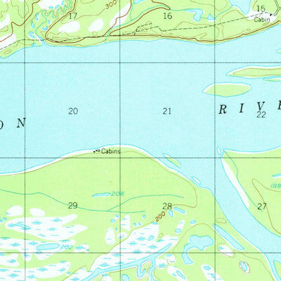 United States Geological Survey Tanana A-5, AK (1953, 63360-Scale) digital map