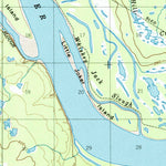 United States Geological Survey Tanana A-6, AK (1952, 63360-Scale) digital map