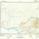 United States Geological Survey Tanana, AK (1951, 250000-Scale) digital map