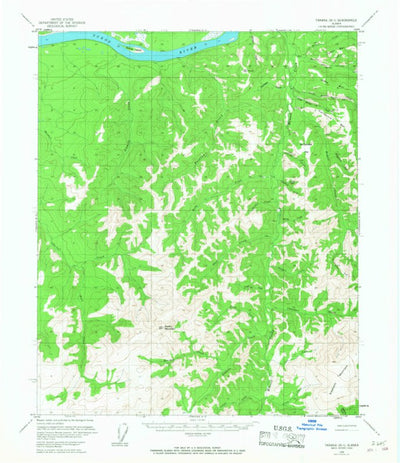 United States Geological Survey Tanana B-1, AK (1956, 63360-Scale) digital map