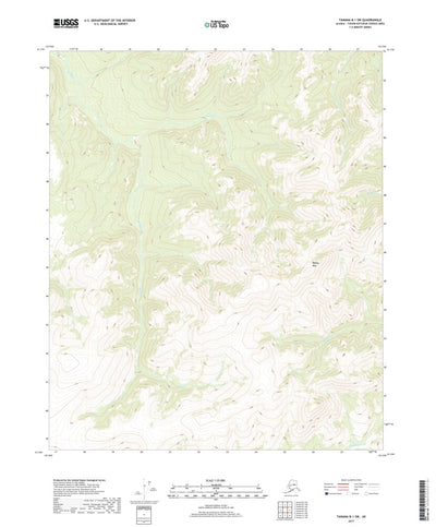 United States Geological Survey Tanana B-1 SW, AK (2017, 25000-Scale) digital map