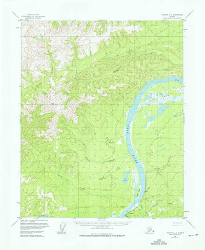 United States Geological Survey Tanana C-1, AK (1956, 63360-Scale) digital map
