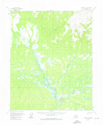 United States Geological Survey Tanana C-5, AK (1956, 63360-Scale) digital map