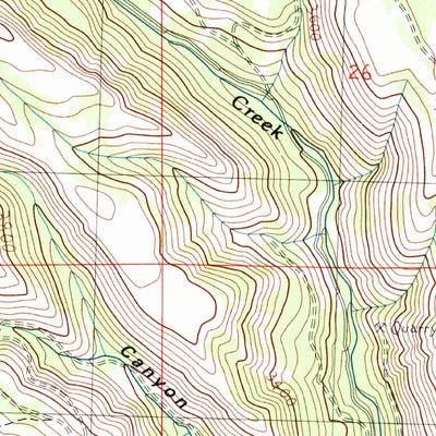 United States Geological Survey Taneum Canyon, WA (1985, 24000-Scale) digital map