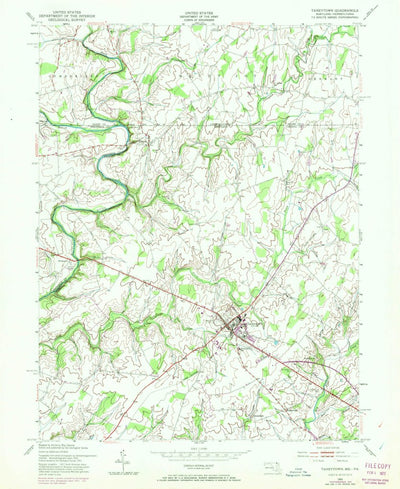 United States Geological Survey Taneytown, MD-PA (1953, 24000-Scale) digital map