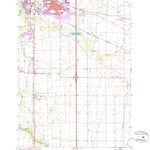 United States Geological Survey Tangent, OR (1969, 24000-Scale) digital map