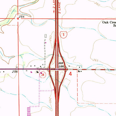 United States Geological Survey Tangent, OR (1969, 24000-Scale) digital map