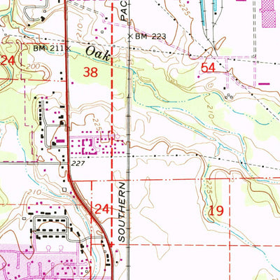 United States Geological Survey Tangent, OR (1969, 24000-Scale) digital map