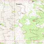 United States Geological Survey Tangent Peak, UT (1983, 24000-Scale) digital map