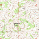 United States Geological Survey Tangent Peak, UT (1983, 24000-Scale) digital map