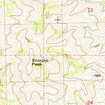United States Geological Survey Tangent Peak, UT (1991, 24000-Scale) digital map