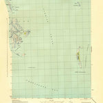 United States Geological Survey Tangier Island, VA (1943, 31680-Scale) digital map