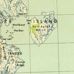 United States Geological Survey Tangier Island, VA (1943, 31680-Scale) digital map