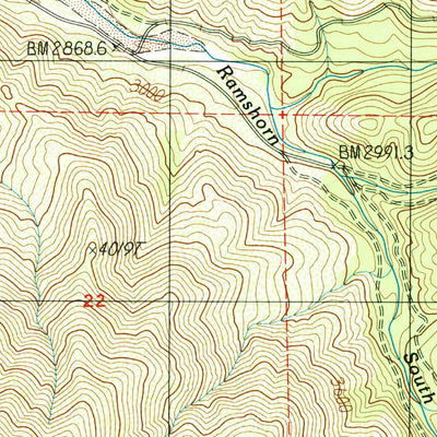 United States Geological Survey Tangle Blue Lake, CA (1986, 24000-Scale) digital map