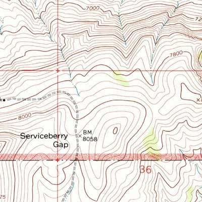 United States Geological Survey Tanks Peak, CO (1962, 24000-Scale) digital map
