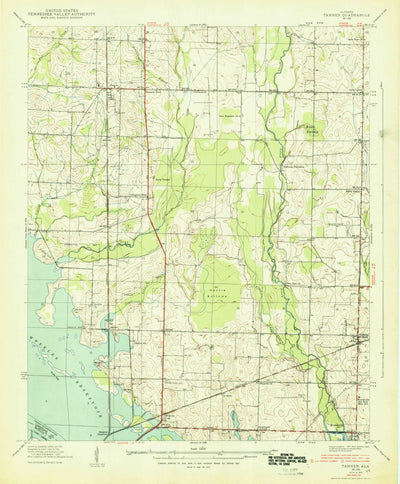 United States Geological Survey Tanner, AL (1938, 24000-Scale) digital map