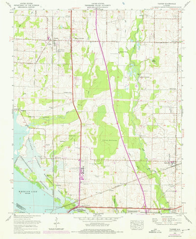 United States Geological Survey Tanner, AL (1963, 24000-Scale) digital map
