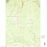 United States Geological Survey Tanner Butte, OR-WA (1994, 24000-Scale) digital map