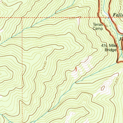 United States Geological Survey Tanner Butte, OR-WA (1994, 24000-Scale) digital map