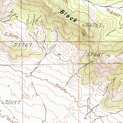 United States Geological Survey Tanner Creek Narrows, UT (1986, 24000-Scale) digital map