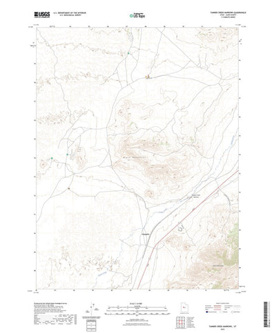 United States Geological Survey Tanner Creek Narrows, UT (2023, 24000-Scale) digital map