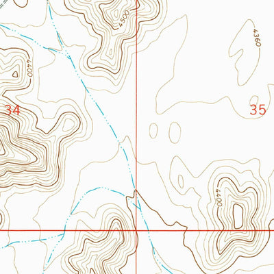 United States Geological Survey Tanner Ranch, NM (1963, 24000-Scale) digital map