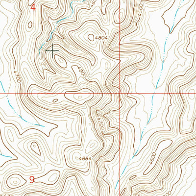 United States Geological Survey Tanner Ranch, NM (1963, 24000-Scale) digital map