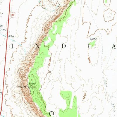 United States Geological Survey Tanner Wash, AZ (1954, 62500-Scale) digital map