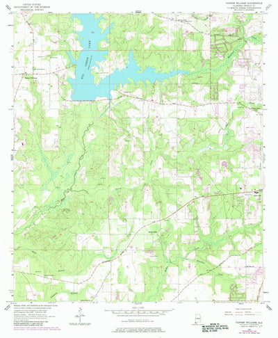 United States Geological Survey Tanner Williams, AL (1957, 24000-Scale) digital map