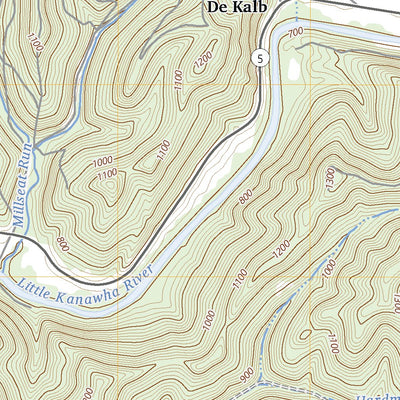 United States Geological Survey Tanner, WV (2023, 24000-Scale) digital map
