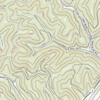 United States Geological Survey Tanner, WV (2023, 24000-Scale) digital map