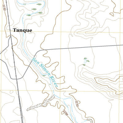United States Geological Survey Tanque, AZ (2021, 24000-Scale) digital map