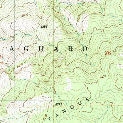 United States Geological Survey Tanque Verde Peak, AZ (1981, 24000-Scale) digital map