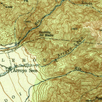 United States Geological Survey Taos And Vincity, NM (1945, 125000-Scale) digital map