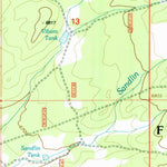 United States Geological Survey Taos Junction, NM (1995, 24000-Scale) digital map