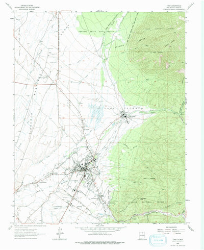 United States Geological Survey Taos, NM (1964, 24000-Scale) digital map