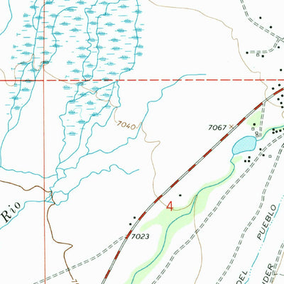United States Geological Survey Taos, NM (1964, 24000-Scale) digital map