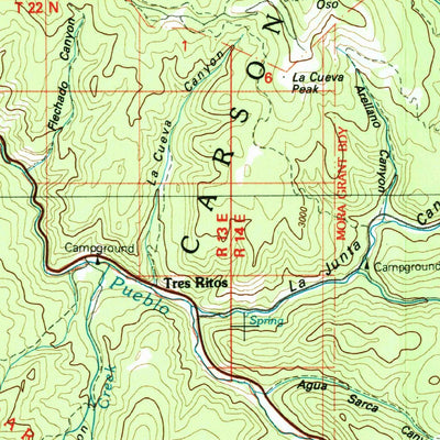 United States Geological Survey Taos, NM (1983, 100000-Scale) digital map