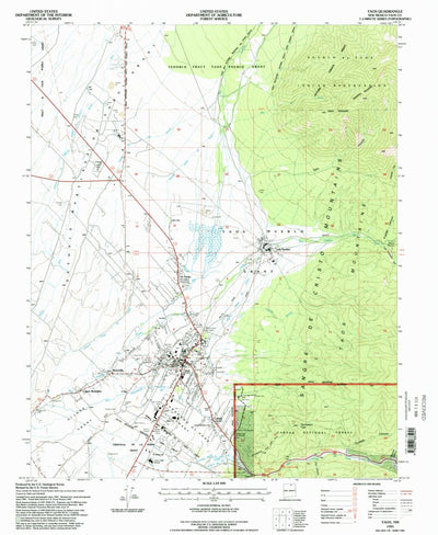 United States Geological Survey Taos, NM (1995, 24000-Scale) digital map