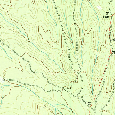 United States Geological Survey Taos SW, NM (1995, 24000-Scale) digital map