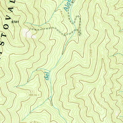United States Geological Survey Taos SW, NM (1995, 24000-Scale) digital map