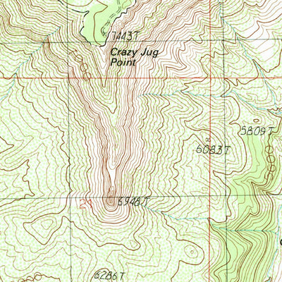 United States Geological Survey Tapeats Amphitheater, AZ (1988, 24000-Scale) digital map