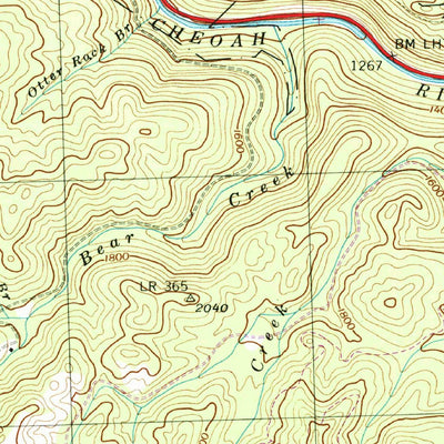 United States Geological Survey Tapoco, NC-TN (2000, 24000-Scale) digital map