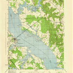 United States Geological Survey Tappahannock, VA (1944, 31680-Scale) digital map