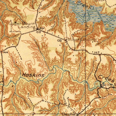 United States Geological Survey Tappahannok, VA (1918, 62500-Scale) digital map
