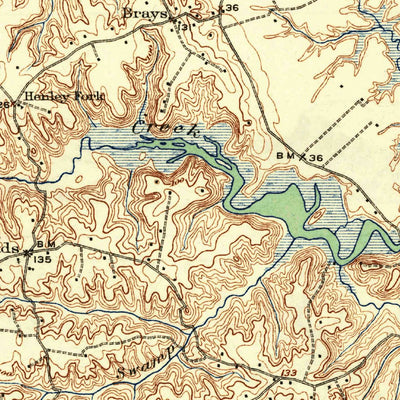 United States Geological Survey Tappahannok, VA (1919, 62500-Scale) digital map