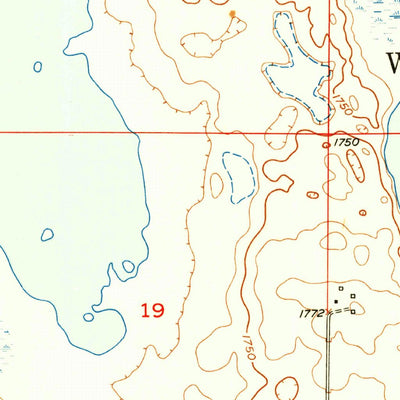 United States Geological Survey Tappen North, ND (1952, 24000-Scale) digital map